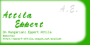 attila eppert business card